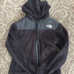 Northface Black Fuzzy Jacket